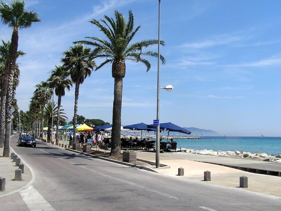 Blue Summer Vibes Duplex Studio For 4P, Ac, Sea View, Parking, Beach At 50M, Spa Access -3 La Ciotat Exteriör bild